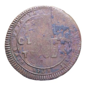 reverse: TIVOLI PIO VI (1775-1799) 5 BAIOCCHI 1797 MADONNINA CU. 9,86 GR. MB+