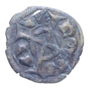 obverse: VERONA EMISSIONI COMUNALI ( XII-XIII SEC.) DENARO MI. 0,31 GR. qBB