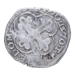 reverse: EMANUELE FILIBERTO (1559-1580) SOLDO 1570 MI. 1,53 GR. qBB