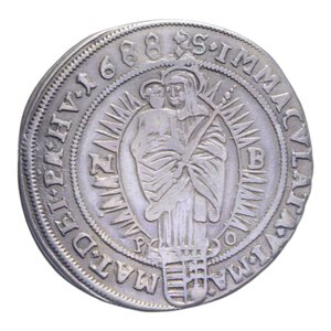 reverse: AUSTRIA LEOPOLDO I 15 KREUTZER 1688 AG. 6 GR. BB-SPL
