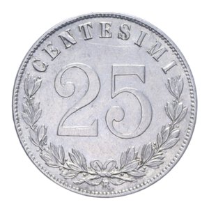 reverse: VITT. EMANUELE III (1900-1943) 25 CENT. 1902 AQUILA SABAUDA R NI. 3,97 GR. SPL/qSPL
