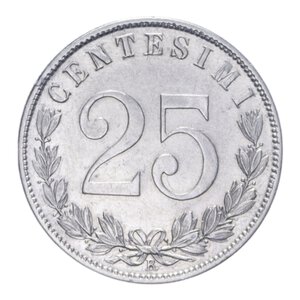reverse: VITT. EMANUELE III (1900-1943) 25 CENT. 1903 AQUILA SABAUDA R NI. 4,03 GR. qSPL