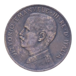 obverse: VITT. EMANUELE III (1900-1943) 5 CENT. 1909 ITALIA SU PRORA NC CU. 4,97 GR. BB+