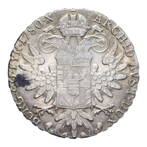 reverse: VITT. EMANUELE III COLONIA ERITREA (1900-1943) TALLERO DI CONVENZIONE 1780 (1935) AG. 28,06 GR. SPL/SPL+
