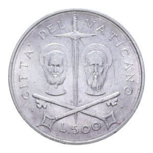 reverse: PAOLO VI (1963-1978) 500 LIRE 1967 AG. 11,03 GR. qFDC (SEGNETTI)