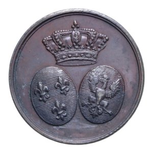 reverse: FRANCIA LUIGI FILIPPO I MEDAGLIA 1846 HENRY DE FRANCE E BEATRICE DI MODENA CU. 4,01 GR. 20 MM. SPL/SPL+