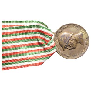 reverse: REGNO D ITALIA MEDAGLIA BRONZO NEMICO 1915-1918 AE. 16,51 GR. 32 MM. BB-SPL 