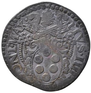 obverse: ANCONA. Stato Pontificio. Pio IV (1559-1565). Giulio con San Pietro. Ag (2,84 g). MIR 1062. Raro. MB