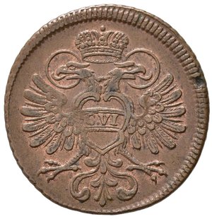 obverse: AUSTRIA. Carlo VI (1711-1740). 2 Kreuzer senza data (1730). Hausgeld des Pester Invalidenhauses - Herinek 1224. SPL+/qFDC
