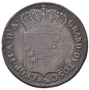 obverse: FIRENZE. Granducato di Toscana. Leopoldo II di Lorena (1824-1859). 5 Quattrini 1829. Cu. Gig. 71. RRR. MB+