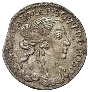 obverse: FOSDINOVO. Maria Maddalena Centurioni, moglie di Pasquale Malaspina (1663-1669). Luigino 1667. Ag (2,10 g). Cammarano 71. SPL