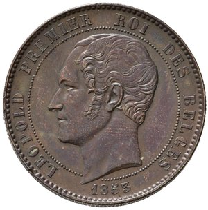 obverse: BELGIO. Medallic Issues. 10 Centimes 1853. Cu. KM#M5. SPL