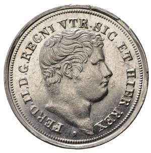 NAPOLI. Ferdinando II di Borbone (1830-1859). 5 grana 1838. Ag. Magliocca 657. qFDC