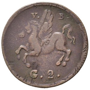 reverse: PALERMO. Regno di Sicilia. Ferdinando III di Borbone (1759-1816). 2 Grani 1815. Gig.109. BB 