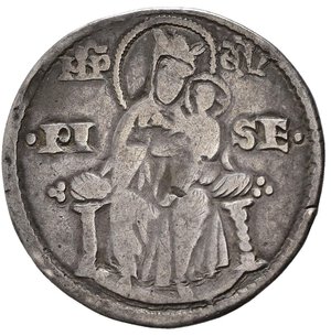 reverse: PISA. Repubblica a nome di Federico I (1155-1312). Grosso da 2 soldi o Aquilino. Ag (2,98 g). MIR 395. CNI 20/23. qBB/MB