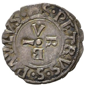 reverse: ROMA. Stato Pontificio. Paolo II (1464-1471). Roma. Bolognino Romano (Baiocco). Ag (0,45 g). MIR 414. BB/SPL