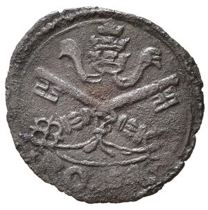 obverse: ROMA. Leone X (1513-1521). Quattrino. Mi (0,58 g). MIR 640; Muntoni 54. BB