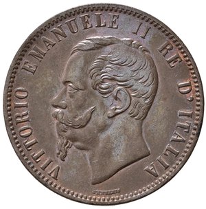 obverse: Regno d Italia. Vittorio Emanuele II. 10 centesimi 1867 H. Ossidazione al R/. SPL+