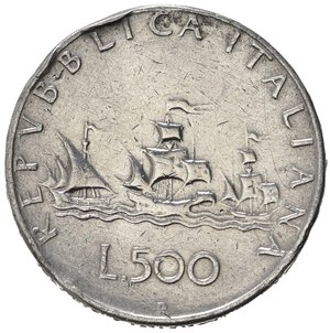 obverse: Repubblica Italiana. 500 lire 