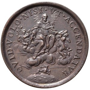 reverse: MEDAGLIE PAPALI. Benedetto XIII (1724-1730). Medaglia anniversario del Possesso. Roma 1726 (anno III). AE (14,63 g - 30,68 mm). Opus Hamerani. Miselli 214. qFDC