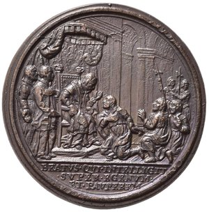 reverse: MEDAGLIE PAPALI. ROMA. Benedetto XIII (1724-1730). Medaglia Anno III 