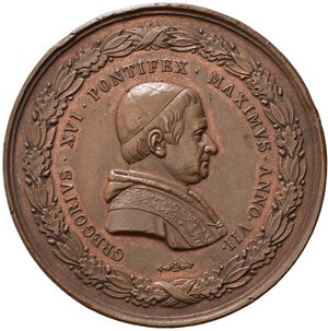 obverse: Medaglie papali. Gregorio XVI (1831-1846). Medaglia anno VII 