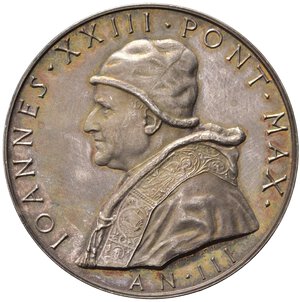 obverse: Medaglie Papali. Giovanni XXIII (1958-1963). Medaglia anno III 
