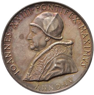 obverse: Medaglie Papali. Giovanni XXIII (1958-1963). Medaglia anno IV 