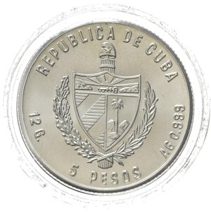 obverse: CUBA. 5 Pesos 1988 
