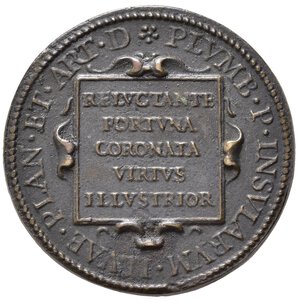 reverse: PERSONAGGI. Paolo Giordano II Orsini (1591-1656) Duca di Bracciano e Principe consorte di Piombino. Medaglia 1623 AE (8,95 g - 27,16 mm). Coniazione postuma. SPL