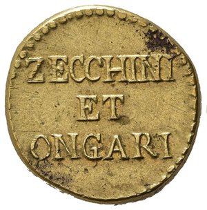 obverse: Peso Monetale dello zecchino e ongaro. 3,46 g. BB+