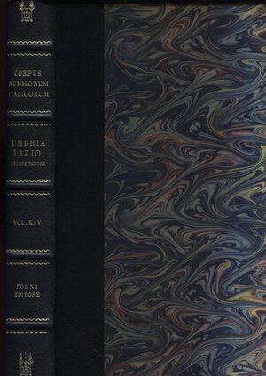 obverse: A.A.V.V. -  Corpus Nummorum  Italicorum.  Vol. XIV. Umbria - Lazio zecche minori. Bologna, 1982.  pp. 295,  tavv. 20. ril ed ottimo stato, raro.