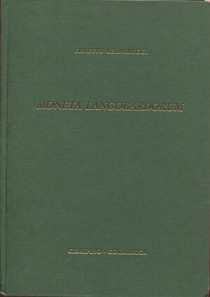 obverse: BERNAREGGI  E. – Moneta langobardorum. Milano, 1983.  Pp. 237, tavv. e ill. nel testo. ril. ed. buono stato, importante e raro
