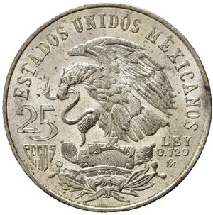 obverse: MESSICO. 25 Pesos 1968. Ag (22,65 g). FDC
