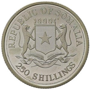 obverse: SOMALIA. 250 Shillings 1998 