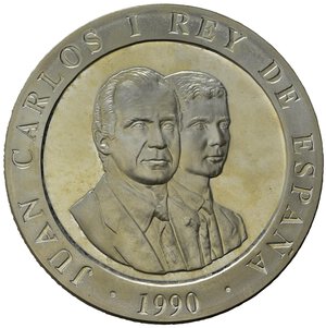 obverse: SPAGNA. Juan Carlos I. 2000 Pesetas 1990 