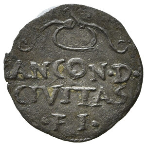 obverse: ANCONA. Anonime attribuite a Clemente VII (sec. XVI). Quattrino. Mi (0,57 g). D.M. pag. 130. BB