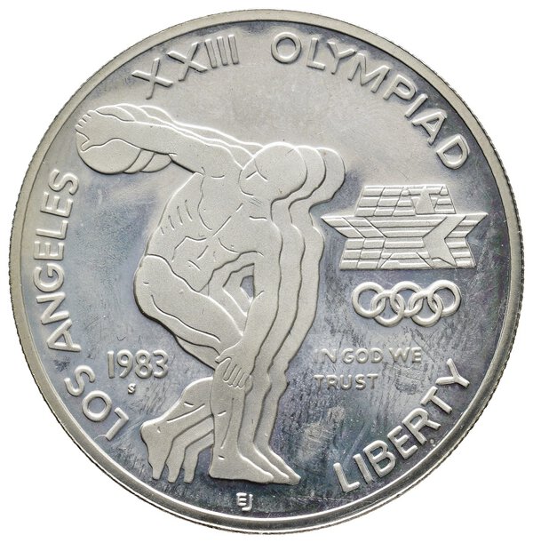 U.S.A. 1 Dollaro argento 1983 Olimpiadi Los Angeles