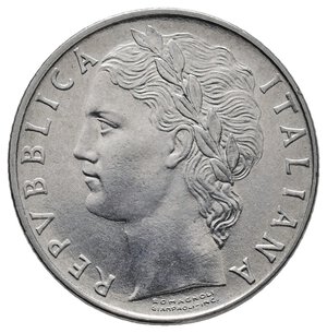 reverse: 100 Lire Minerva 1959 FDC QFDC