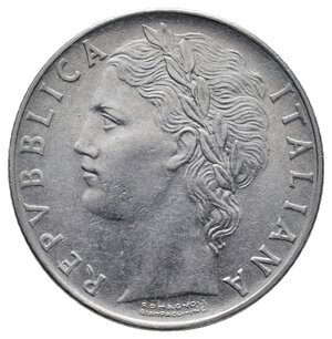 reverse: 100 Lire Minerva 1957 SPL++