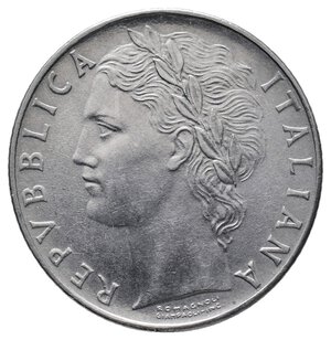 reverse: 100 Lire Minerva 1957 QFDC