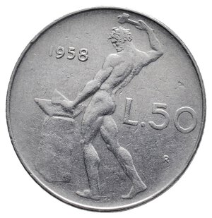 obverse: 50 Lire Vulcano 1958 BB