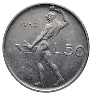 obverse: 50 Lire Vulcano 1954 SPL+