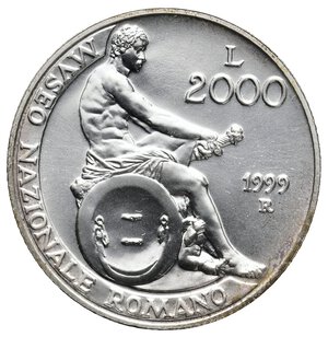 obverse: 2000 Lire argento 1999 Museo Romano