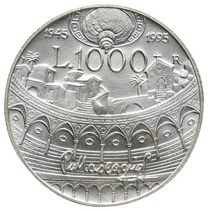 reverse: 1000 Lire Mascagni argento 1995 FDC