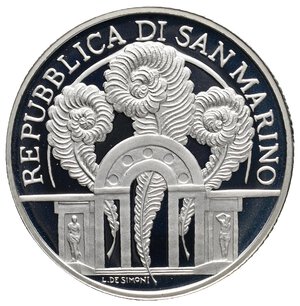reverse: ITALIA  10 Euro argento 2008 Palladio PROOF