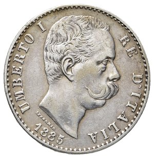 obverse: Umberto I 2 Lire argento 1885 RARA