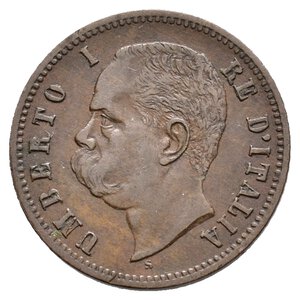 reverse: Umberto I 2 Centesimi 1900  S SENZA PUNTO