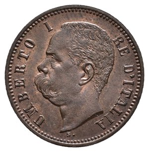 reverse: Umberto I 2 Centesimi 1898 Qfdc Tracce Rosse