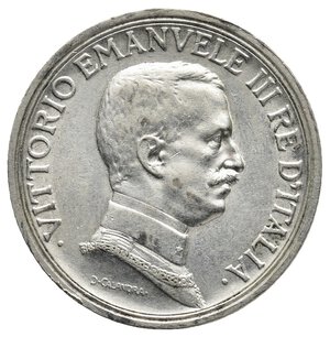 reverse: Vittorio Emanuele III - 2 Lire Quadriga argento 1917 BB-SPL